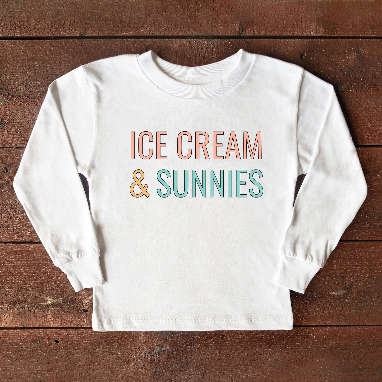 Ice Cream And Sunnies | Youth Long Sleeve Tee
