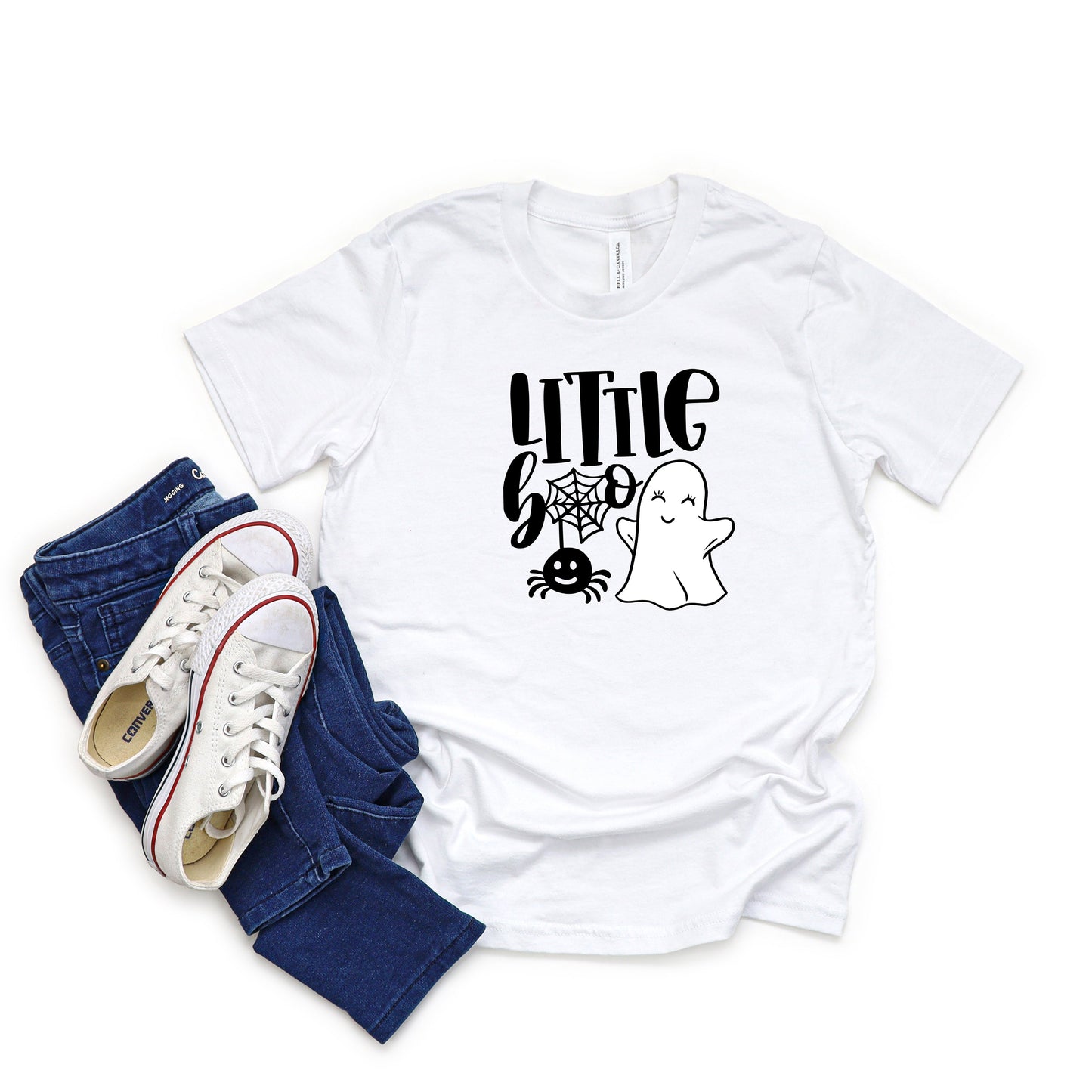 Little Boo Ghost | Youth Short Sleeve Crew Neck