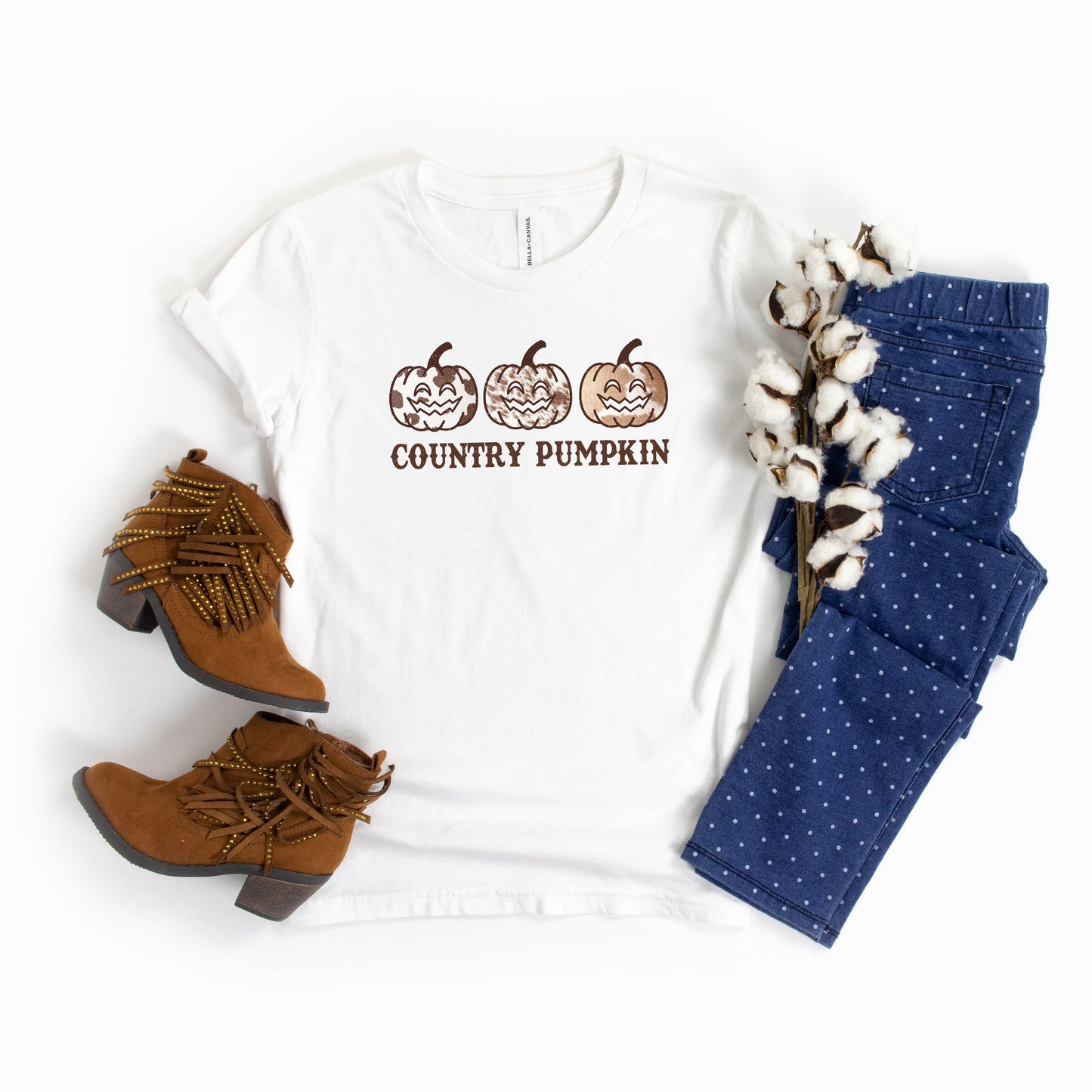 Country Pumpkin | Youth Graphic Short Sleeve Tee