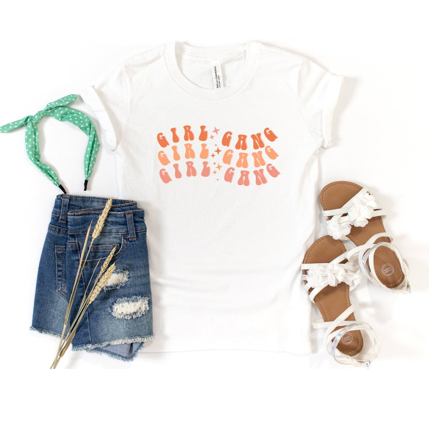Girl Gang Wavy | Youth Short Sleeve Crew Neck