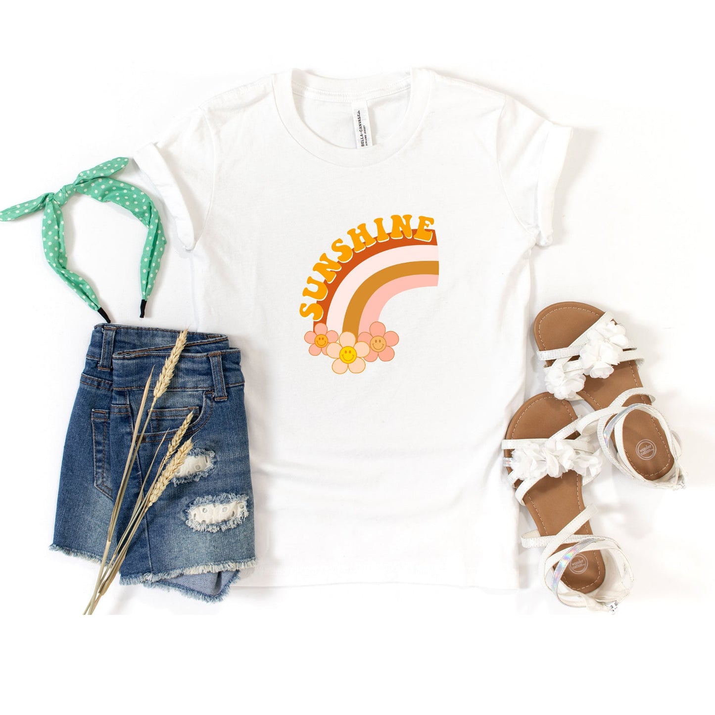 Sunshine Rainbow | Youth Short Sleeve Crew Neck