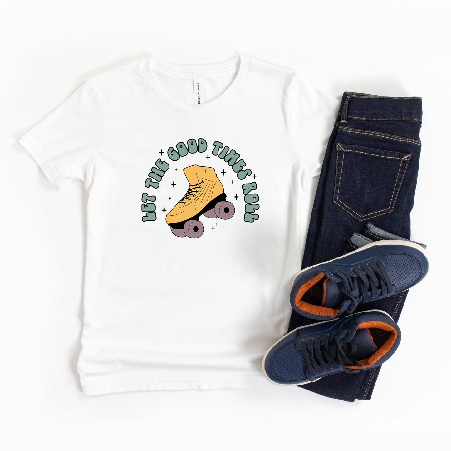 Let The Good Times Roller Skate | Youth Short Sleeve Crew Neck
