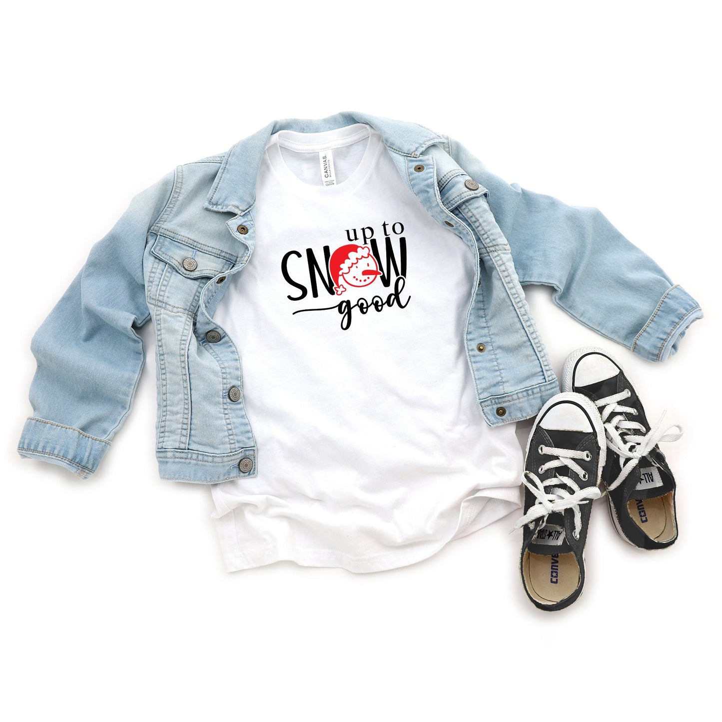 Up To Snow Good | Youth Short Sleeve Crew Neck