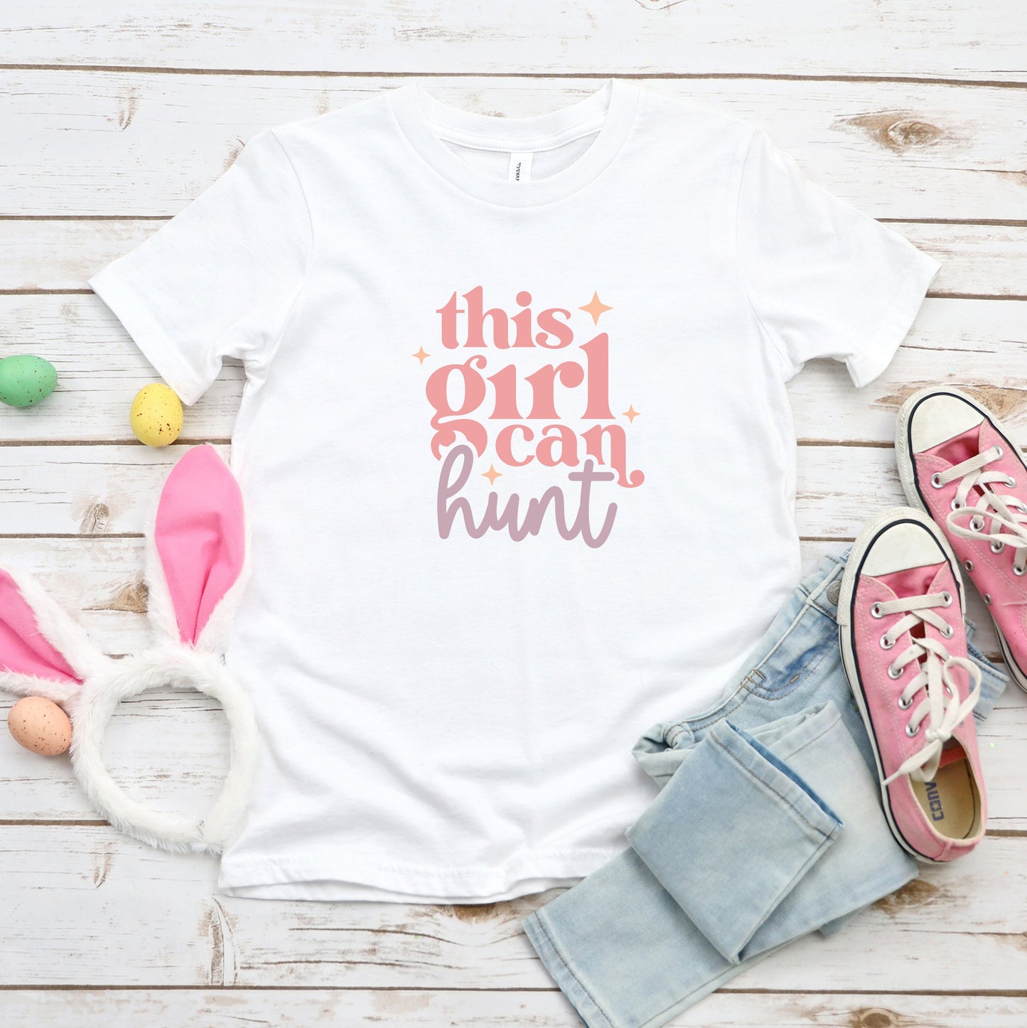 This Girl Can Hunt | Youth Short Sleeve Crew Neck