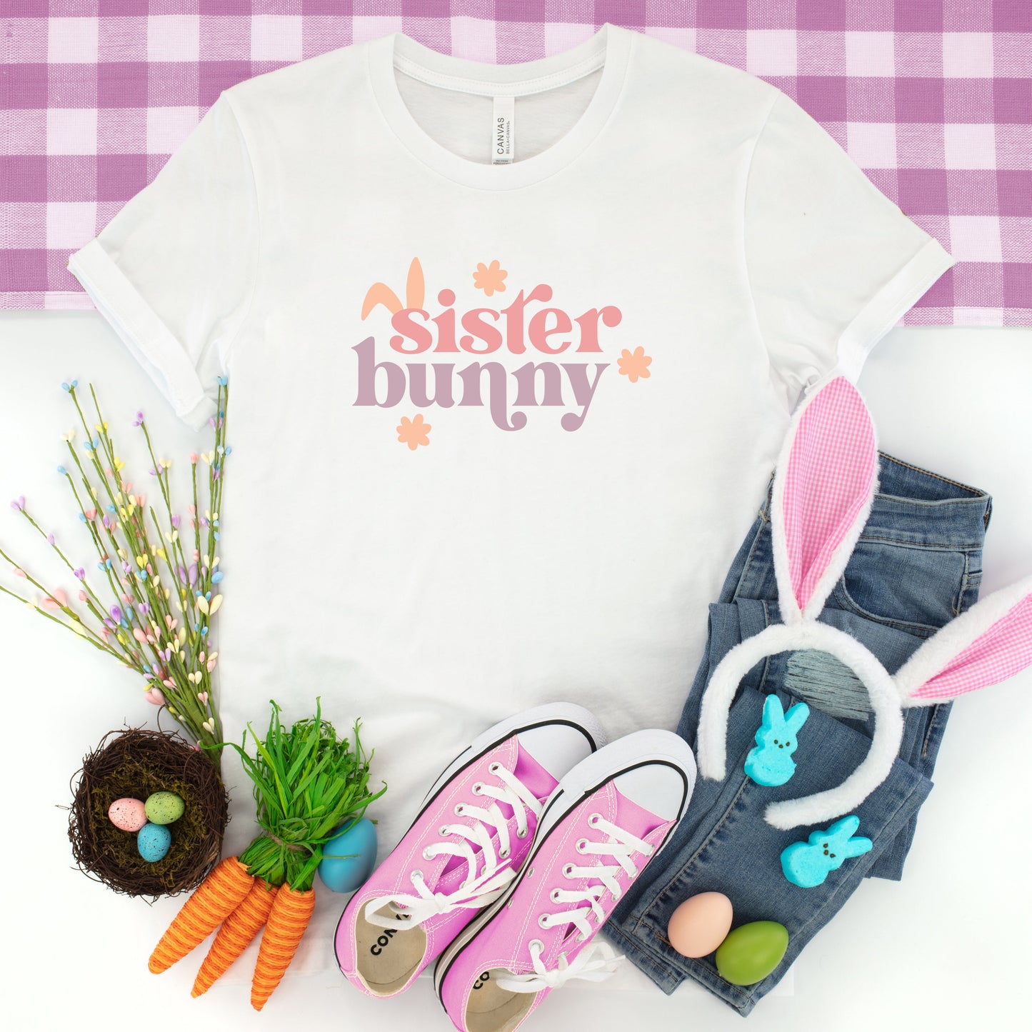 Sister Bunny | Youth Short Sleeve Crew Neck