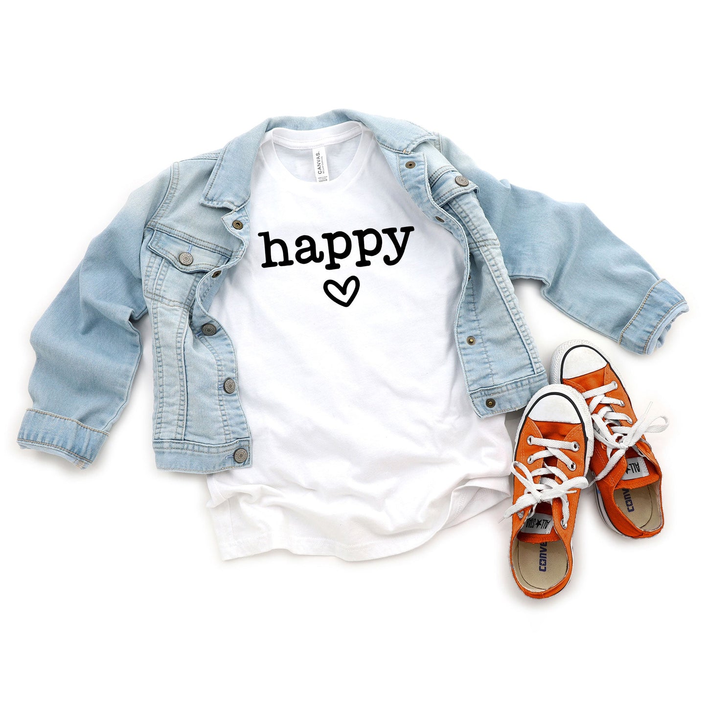 Happy Heart | Youth Short Sleeve Crew Neck