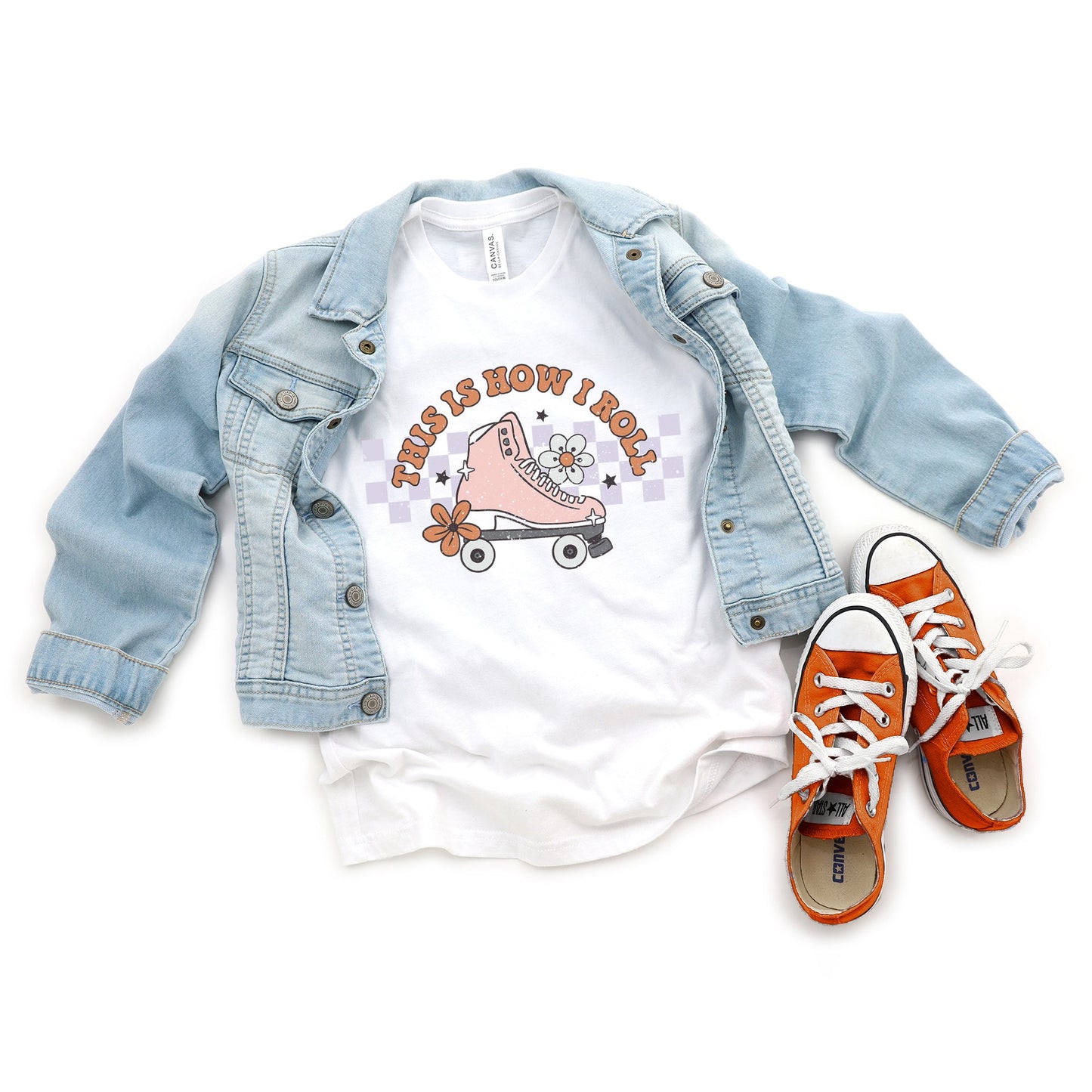 This Is How I Roll Rollerskate | Youth Short Sleeve Crew Neck