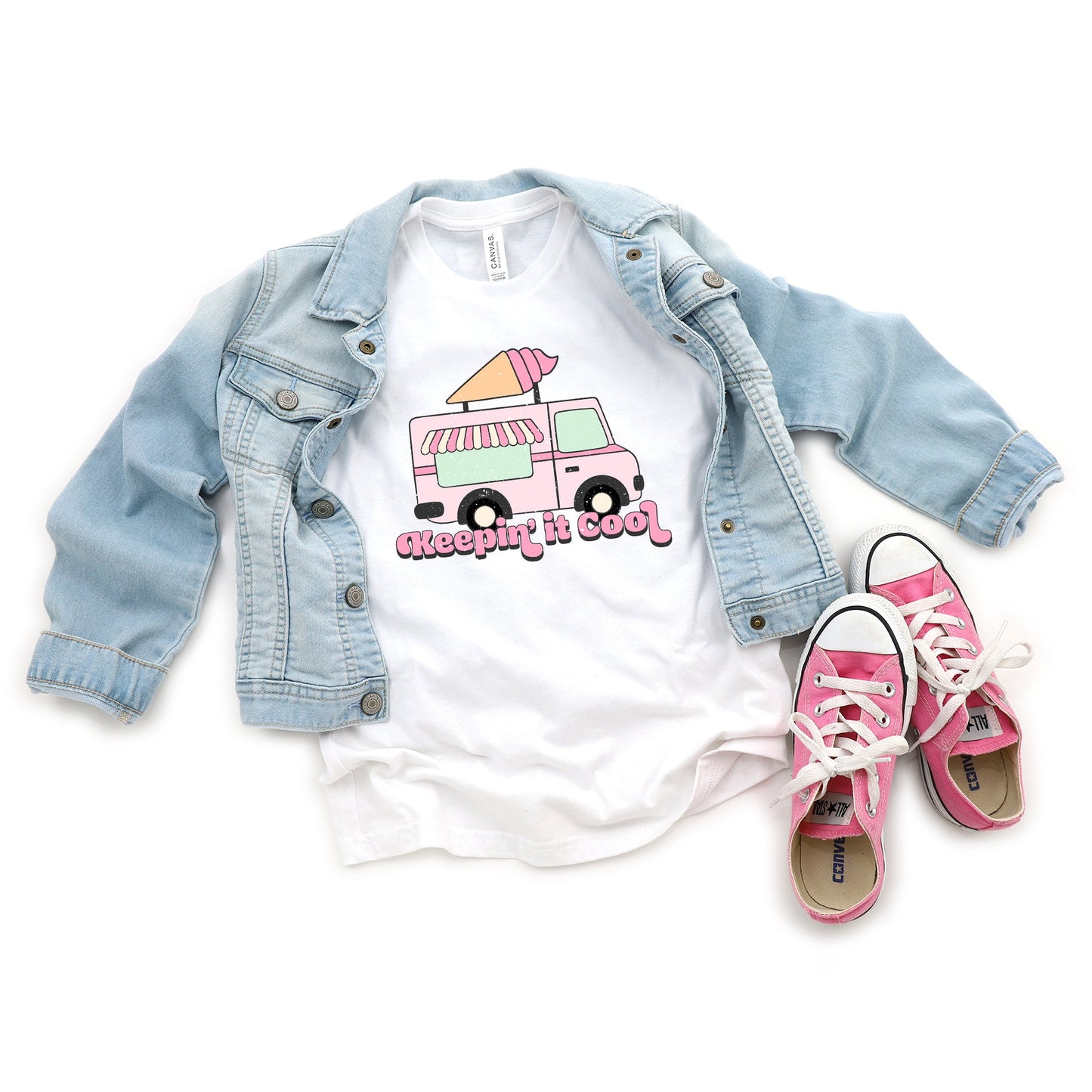 Keepin' It Cool Truck | Youth Short Sleeve Crew Neck