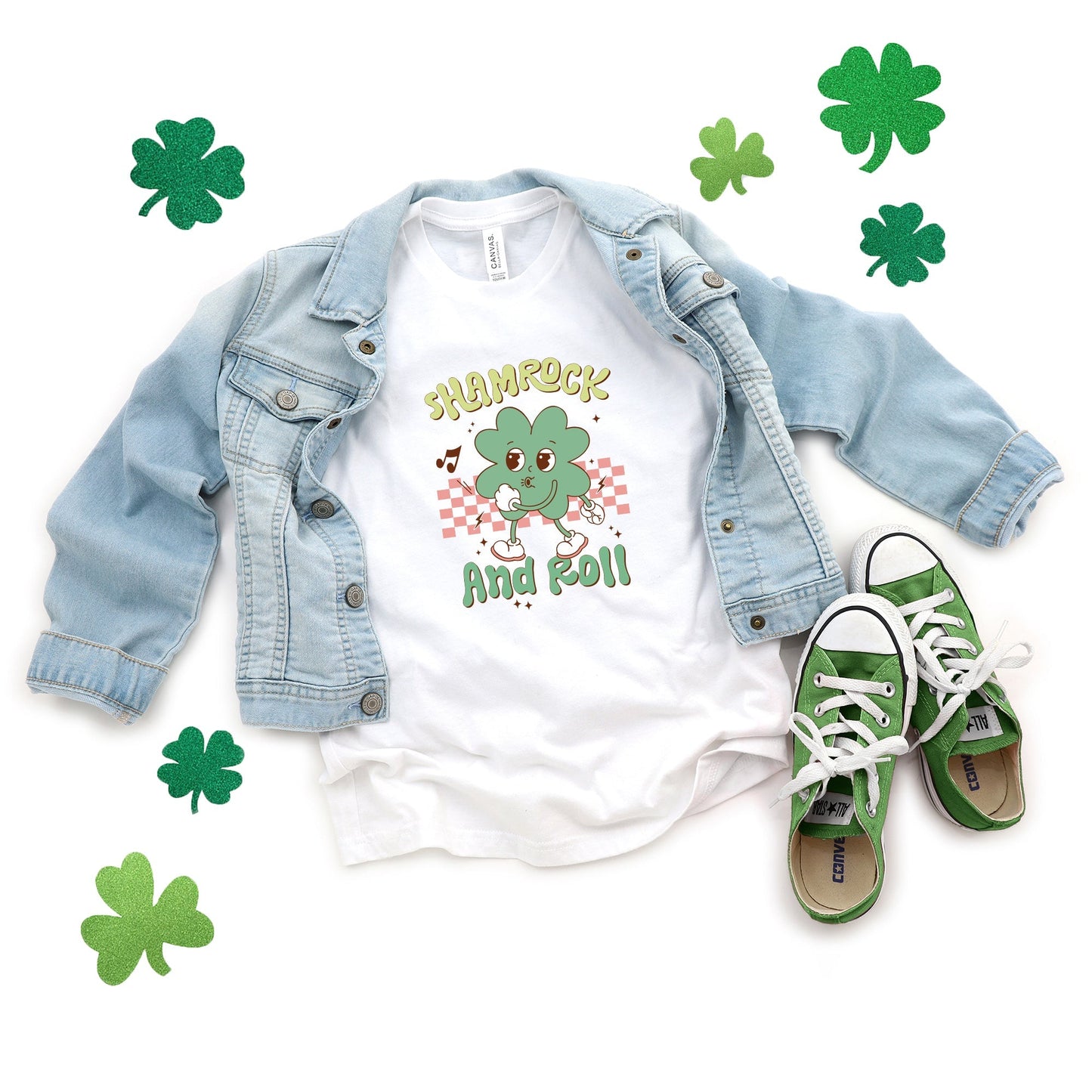 Shamrock and Roll | Youth Graphic Short Sleeve Tee