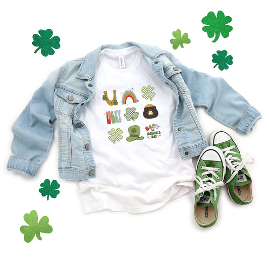 St. Patrick's Icons Chart | Youth Short Sleeve Crew Neck