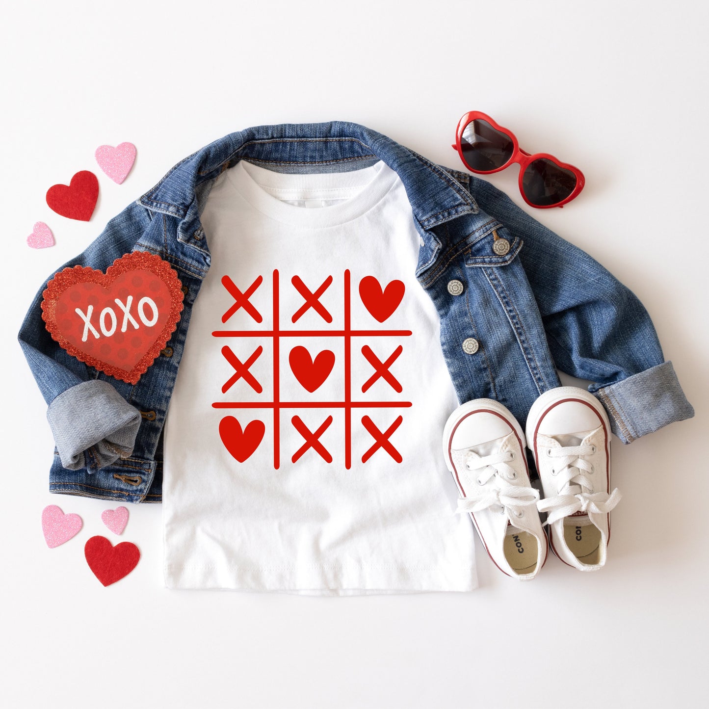 Tic Tac Heart | Toddler Graphic Short Sleeve Tee