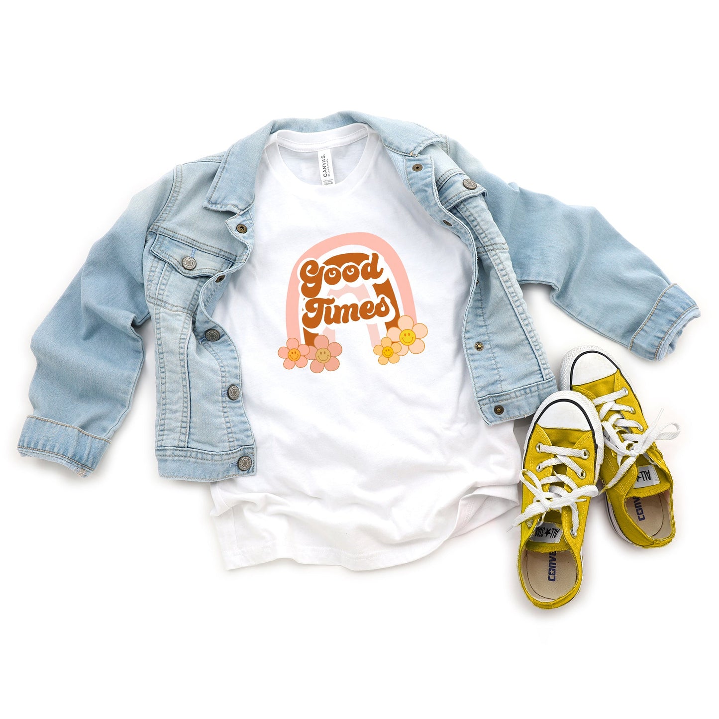 Good Times Rainbow | Youth Short Sleeve Crew Neck