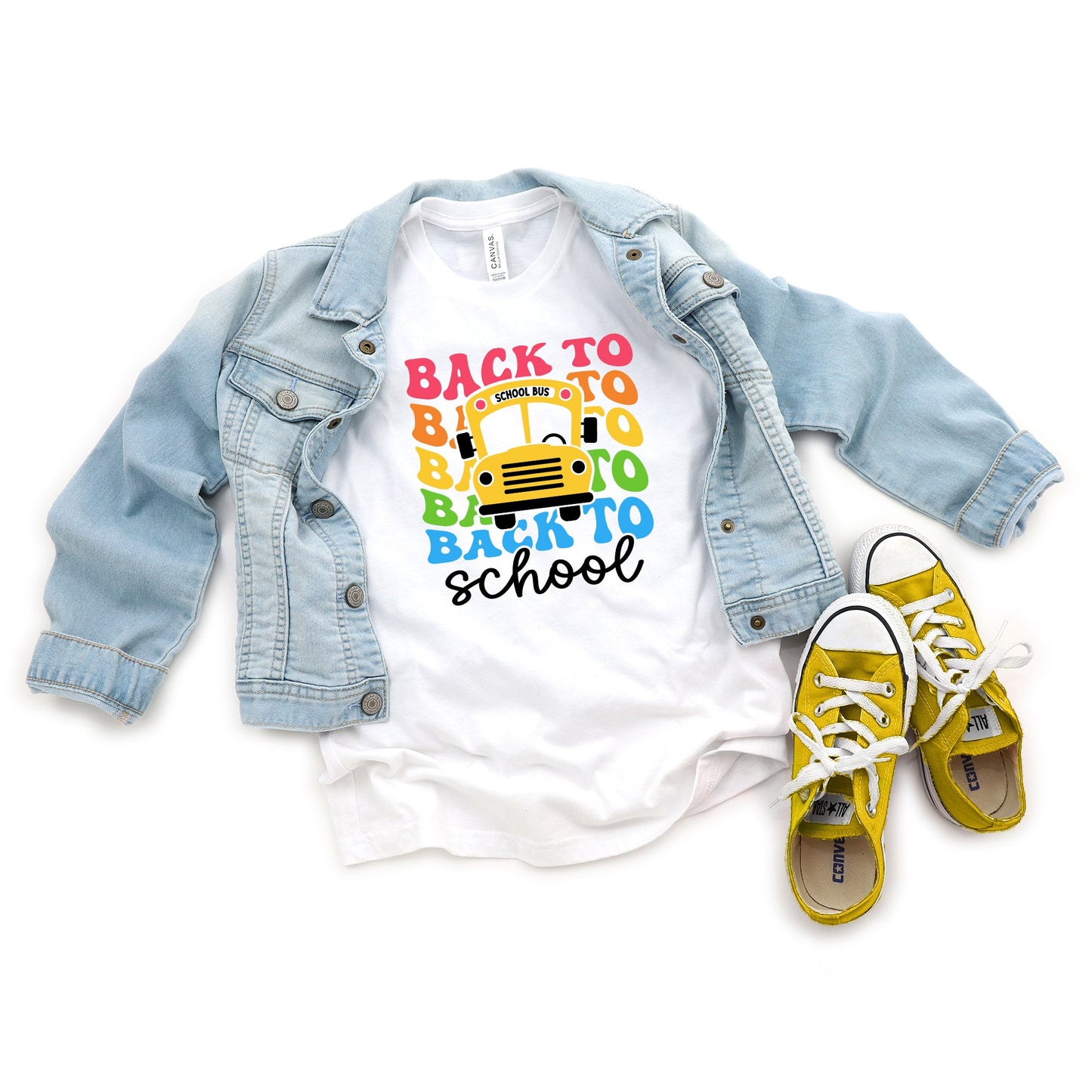 Back To School Bus | Youth Graphic Short Sleeve Tee