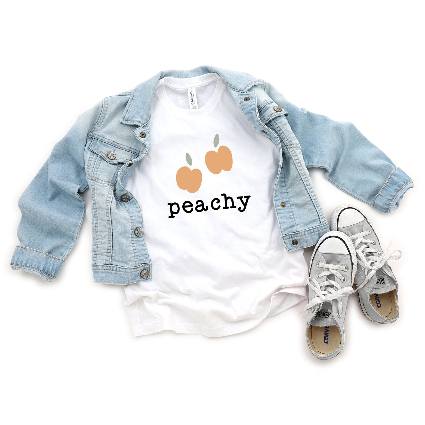 Peachy Fruit | Youth Short Sleeve Crew Neck