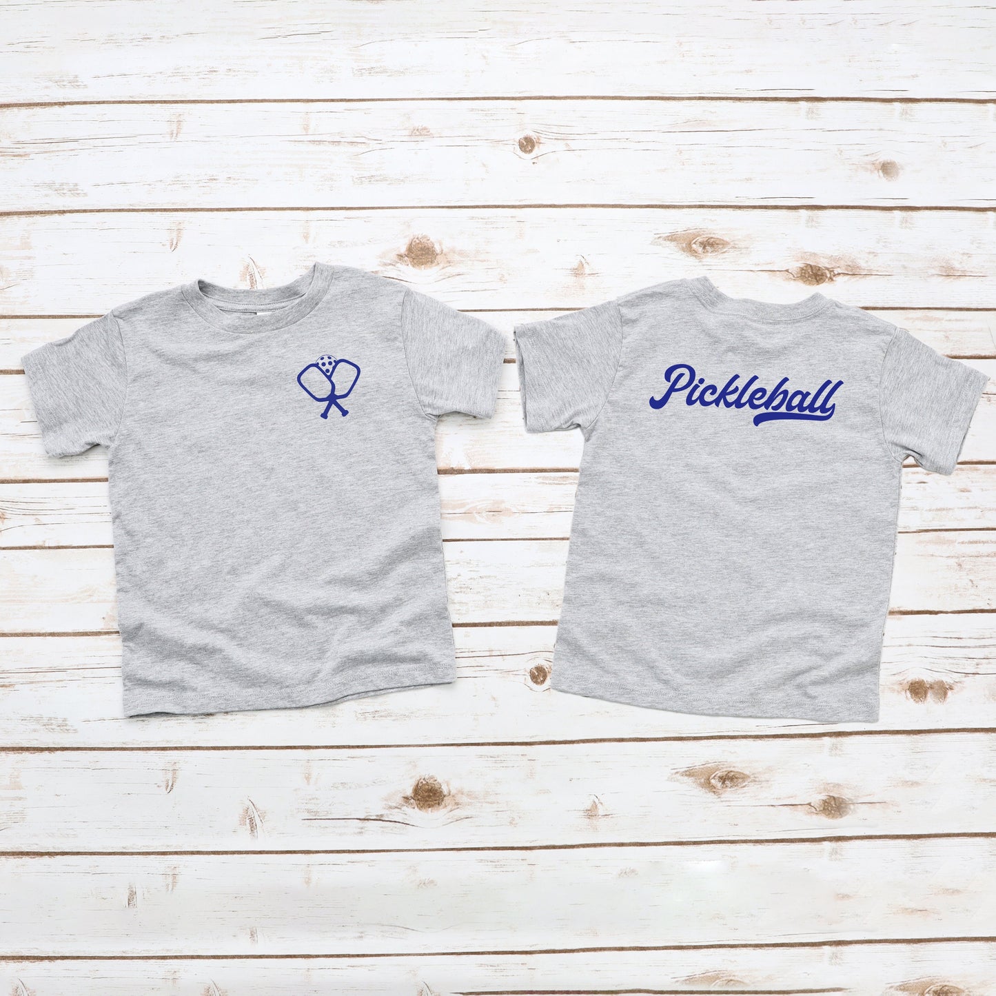 Pickleball Front And Back | Youth Graphic Short Sleeve Tee