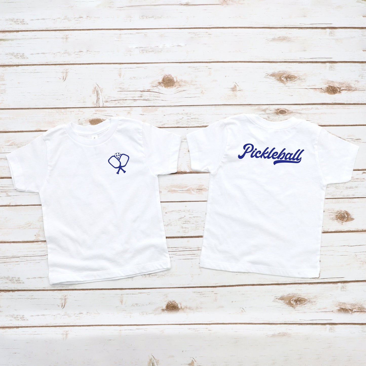 Pickleball Front And Back | Youth Graphic Short Sleeve Tee