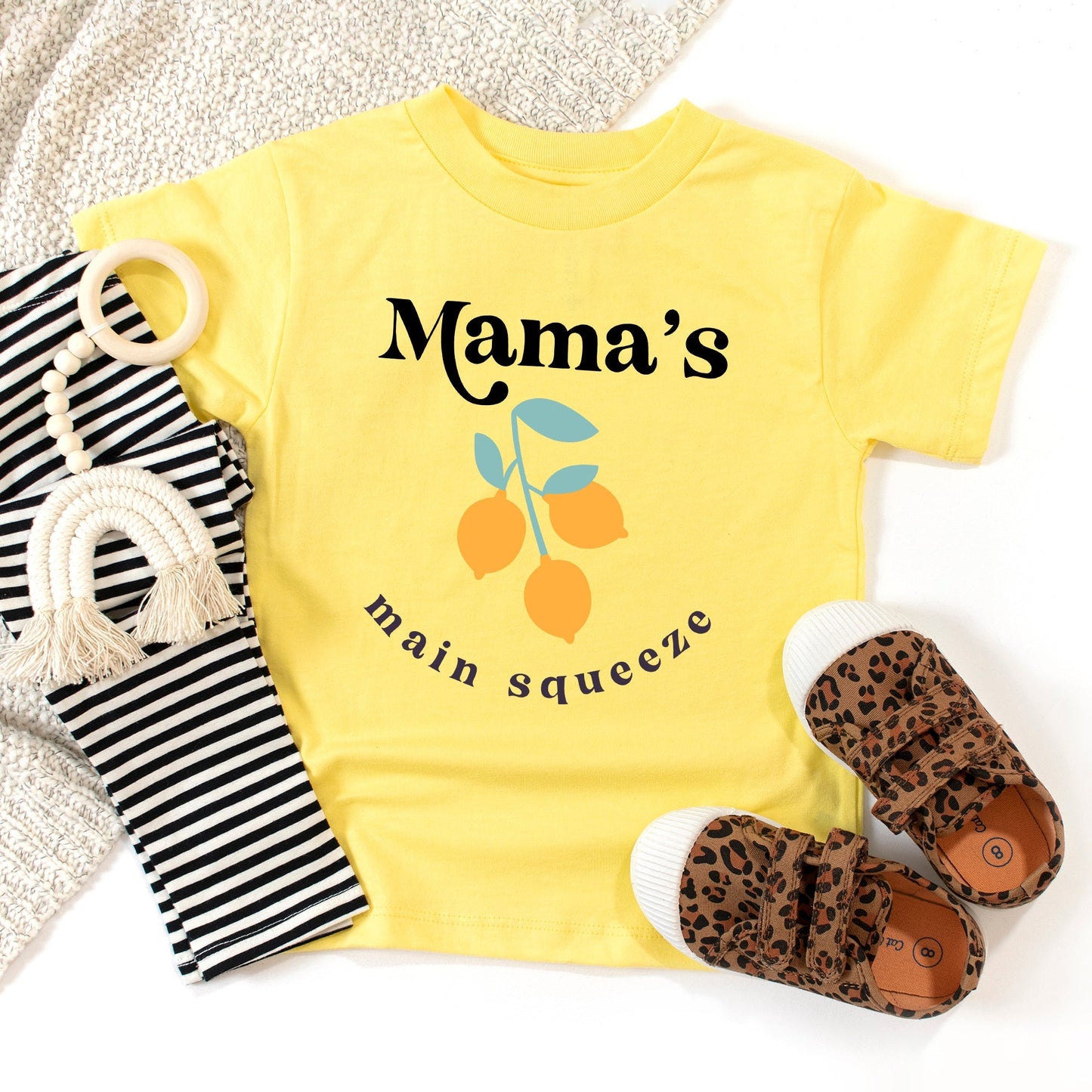 Mama's Main Squeeze | Toddler Graphic Short Sleeve Tee