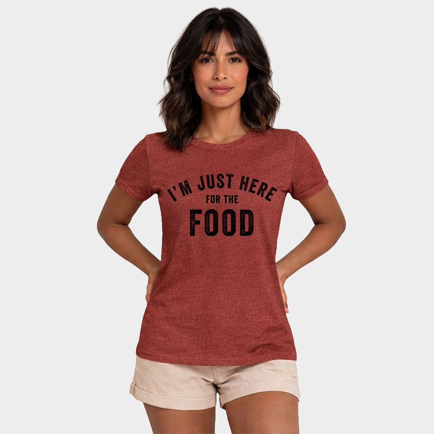 I'm Just Here For The Food | Short Sleeve Graphic Tee