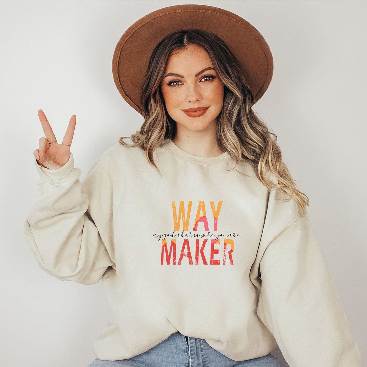 My God Waymaker | Sweatshirt