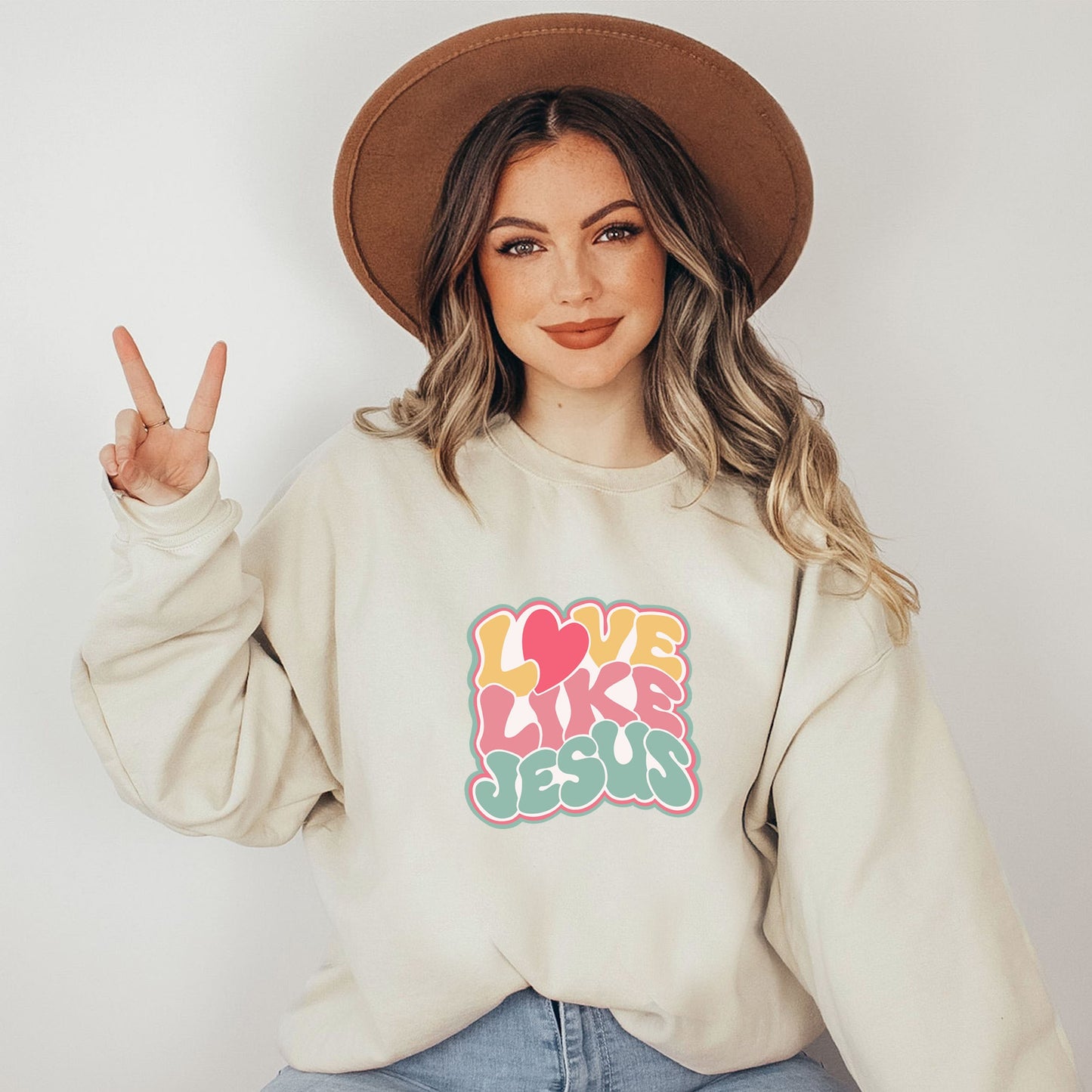 Love Like Jesus Heart | Sweatshirt