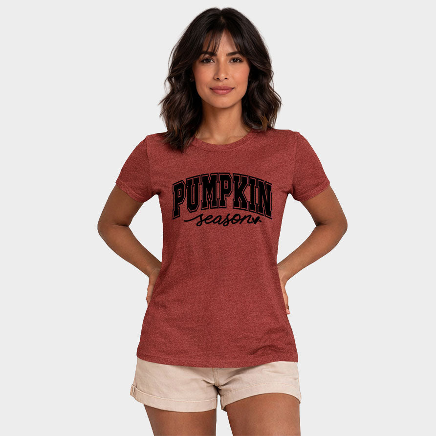 Pumpkin Season Bold | Short Sleeve Crew Neck