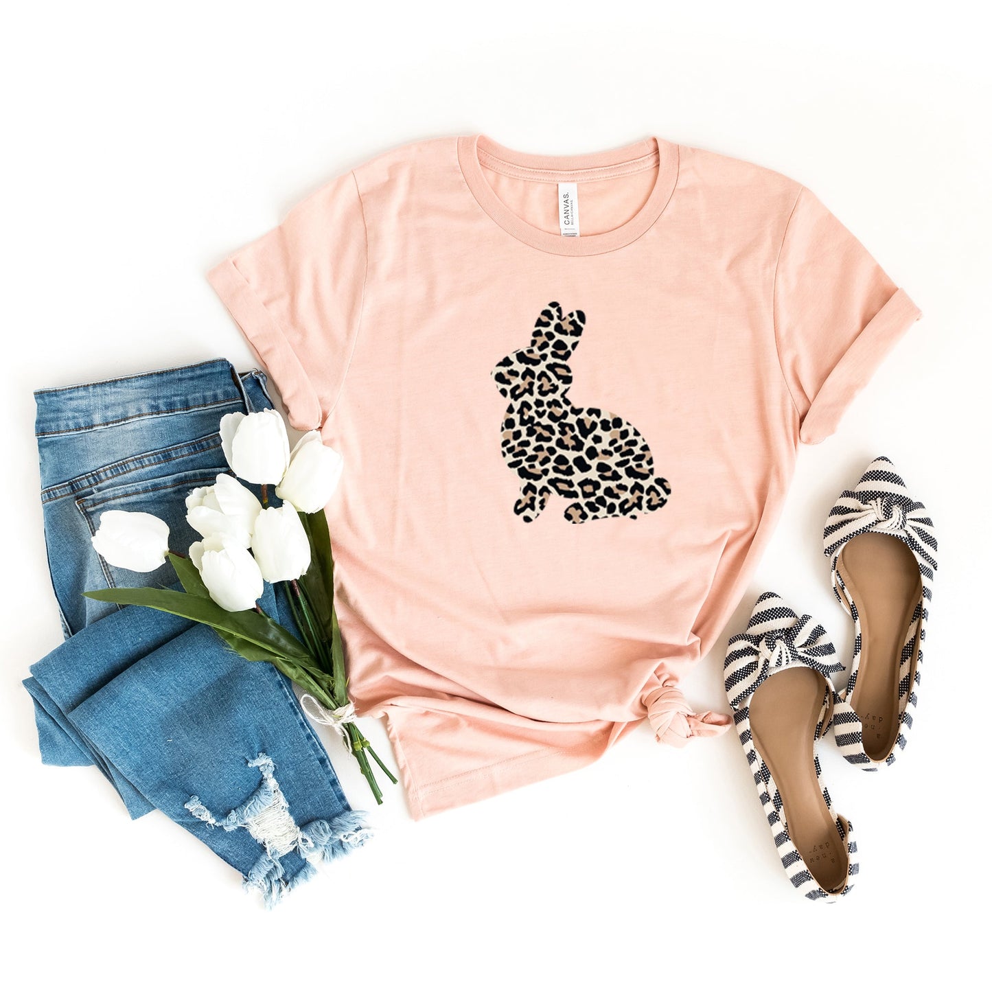 Leopard Bunny | Short Sleeve Graphic Tee