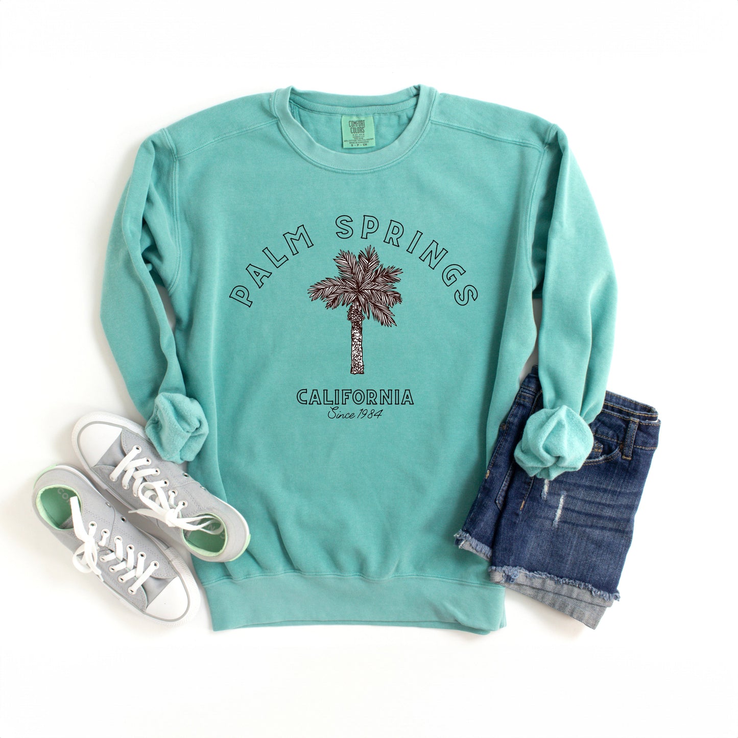 Palm Springs California | Garment Dyed Sweatshirt