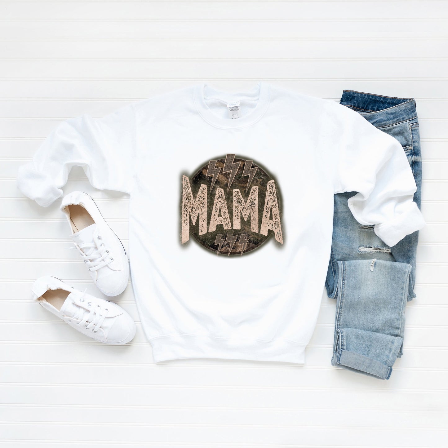 Boho Mama Lightning Bolts | Sweatshirt