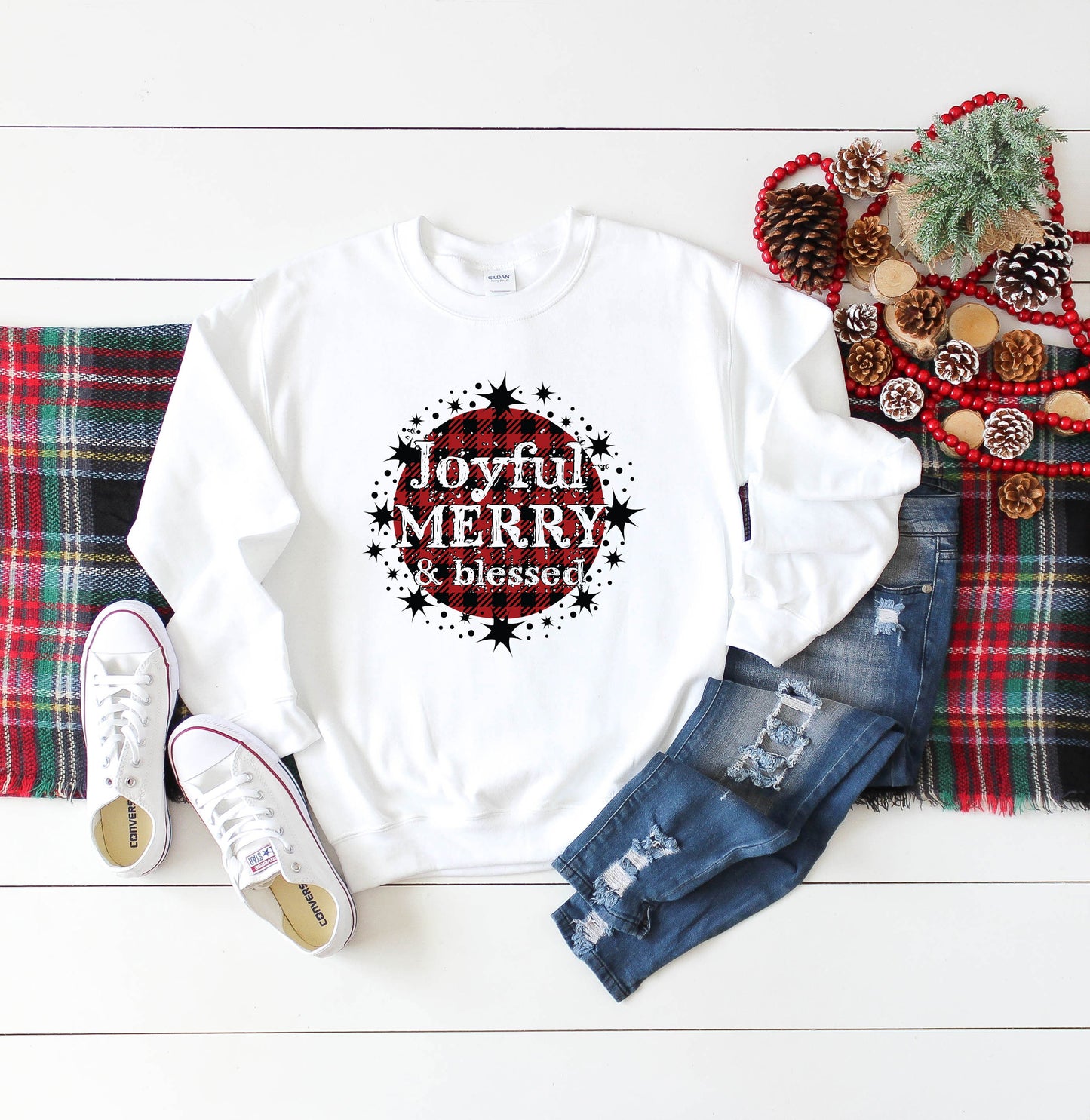 Joyful Merry and Blessed  | Sweatshirt