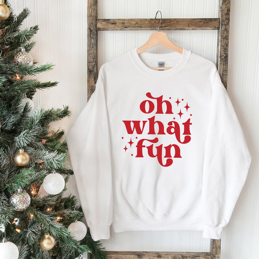 Whimsical Oh What Fun | Sweatshirt