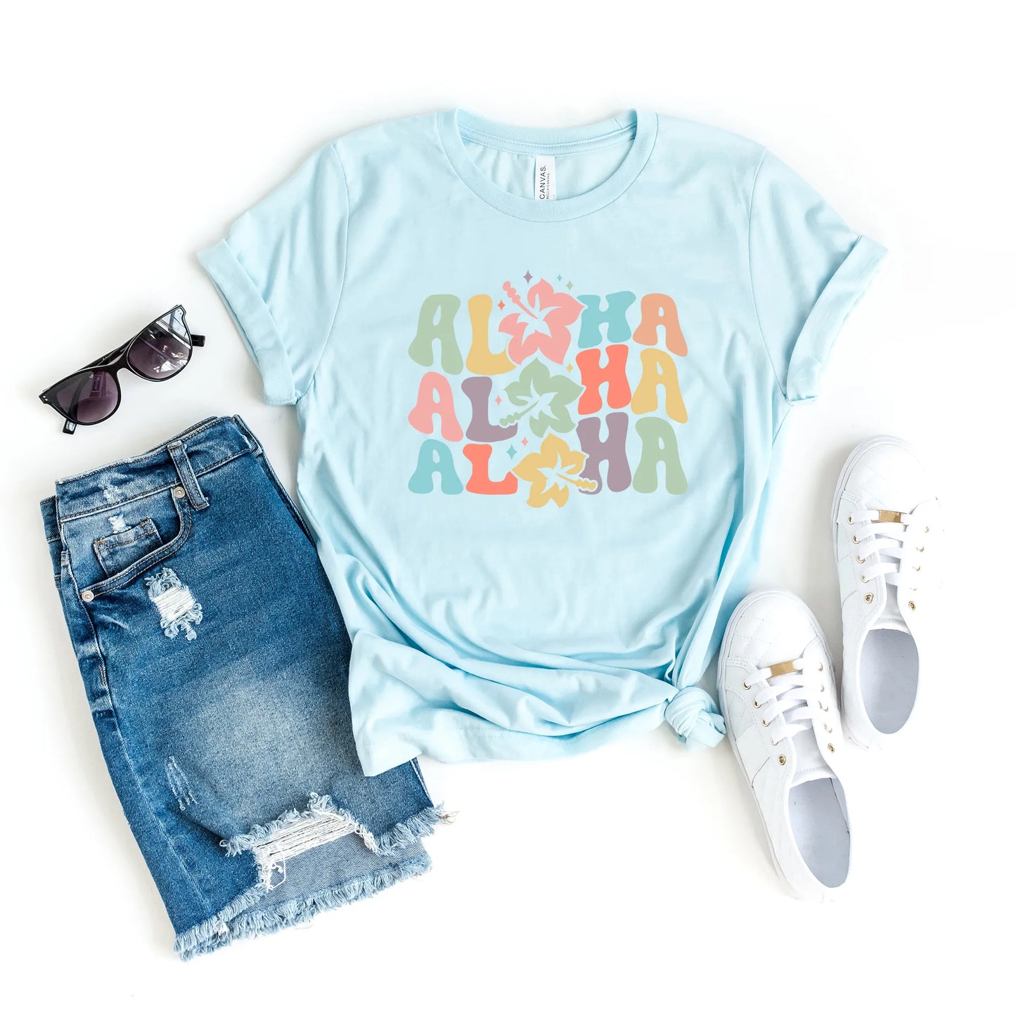 Aloha Wavy | Short Sleeve Graphic Tee