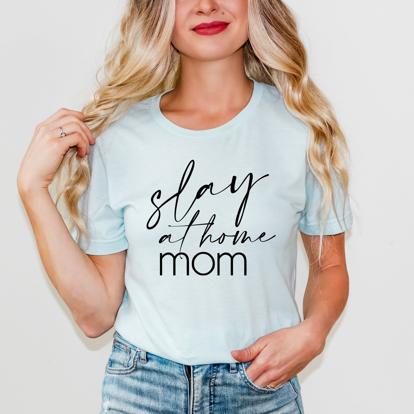 Slay At Home Mom | Short Sleeve Graphic Tee