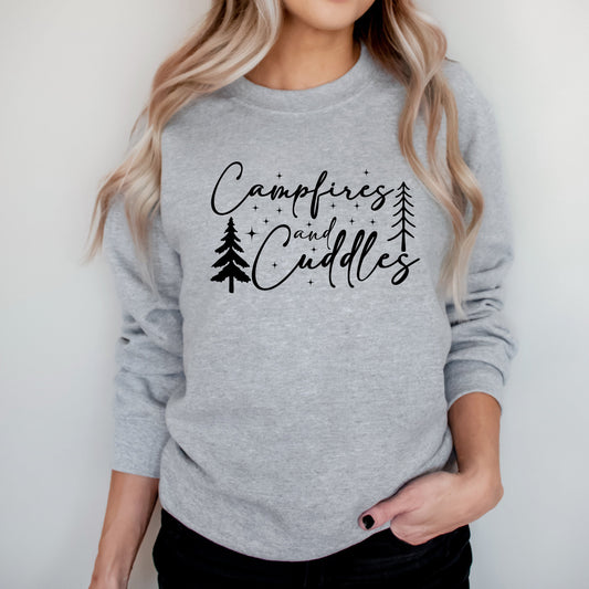 Campfires And Cuddles Script | Sweatshirt