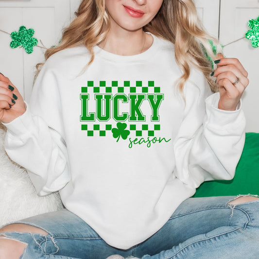 Lucky Season Checkered | Sweatshirt