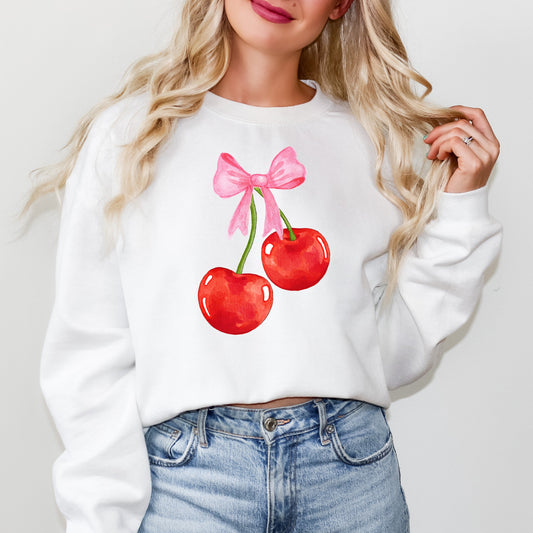 Coquette Cherries | Sweatshirt