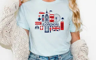 London Collage | Short Sleeve Graphic Tee