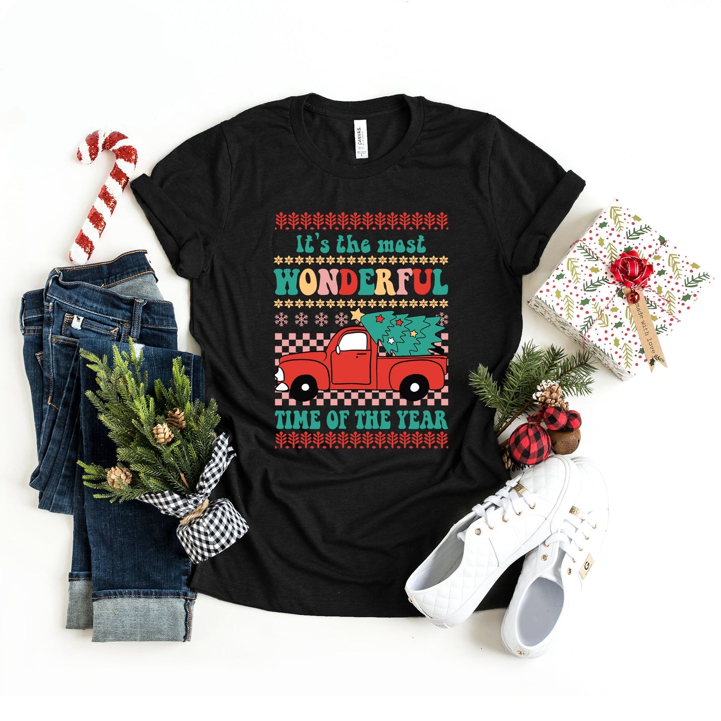Most Wonderful Time Truck | Short Sleeve Graphic Tee