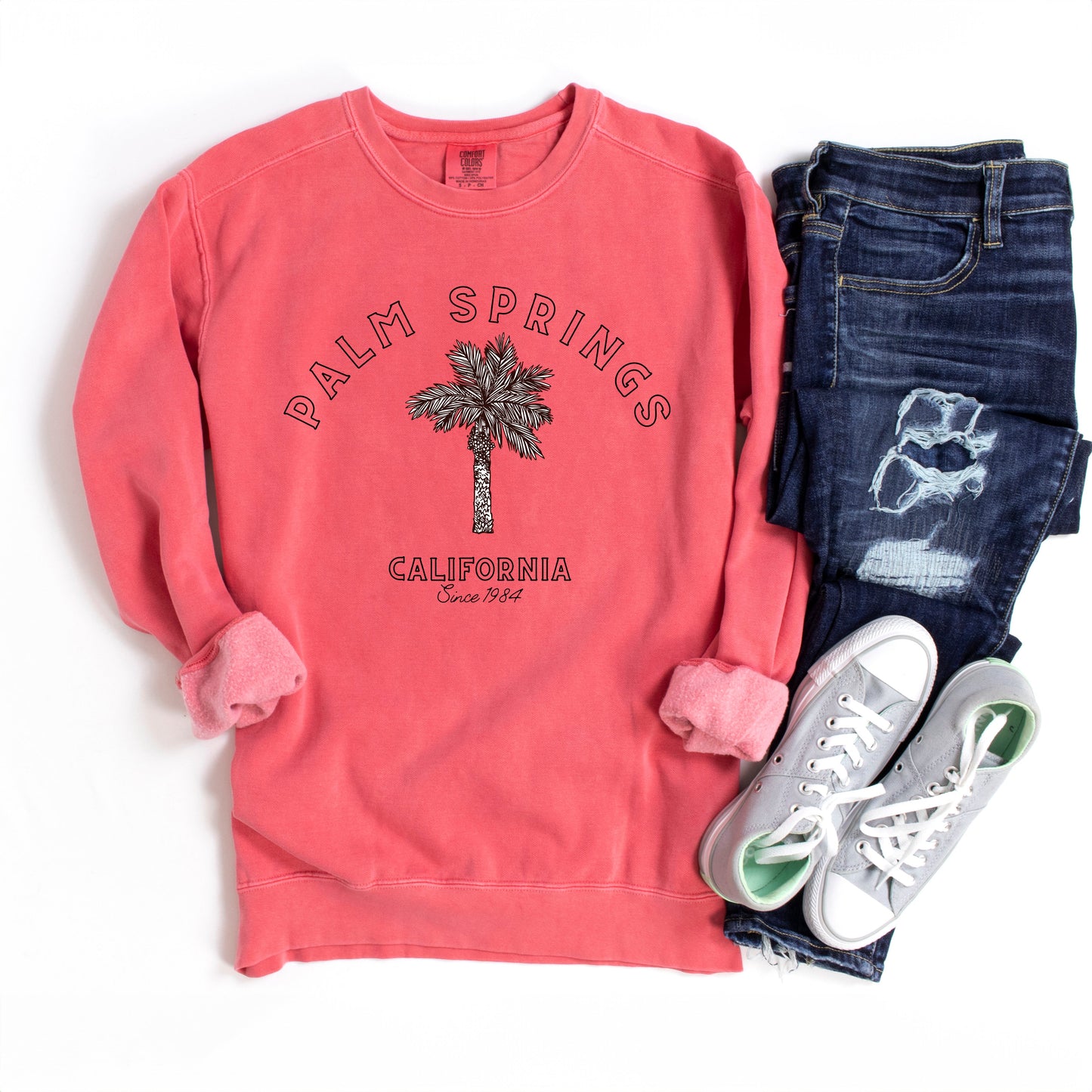 Palm Springs California | Garment Dyed Sweatshirt