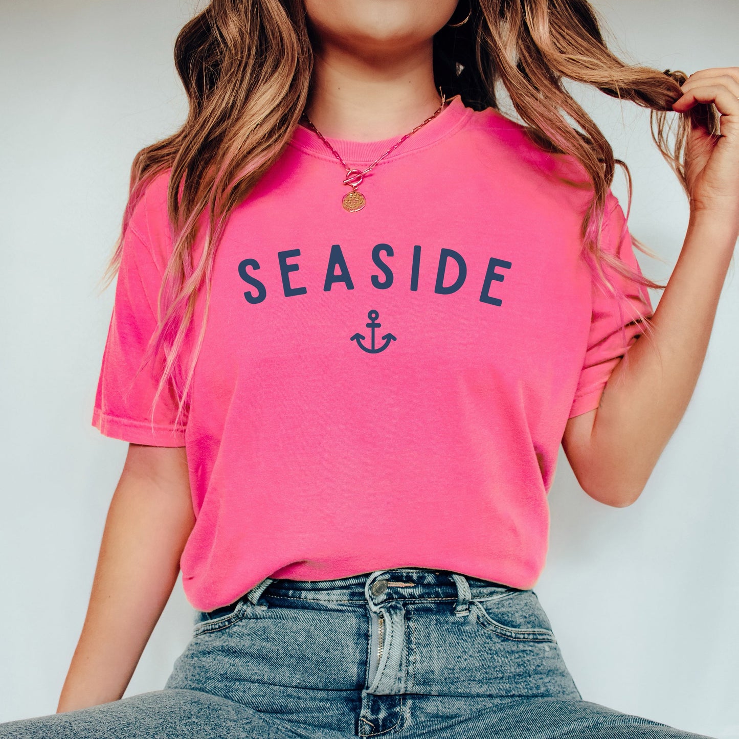 Seaside Anchor | Garment Dyed Short Sleeve Tee