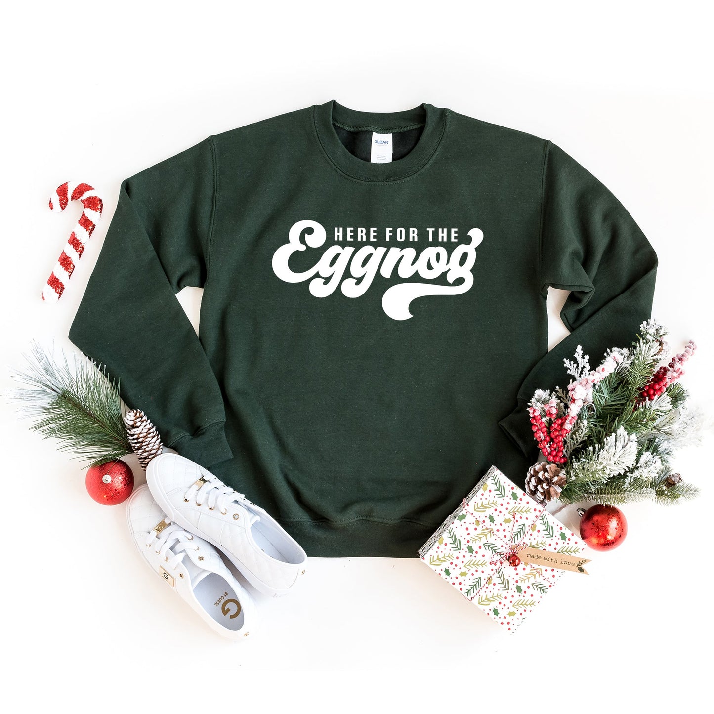 Here For The Eggnog | Sweatshirt
