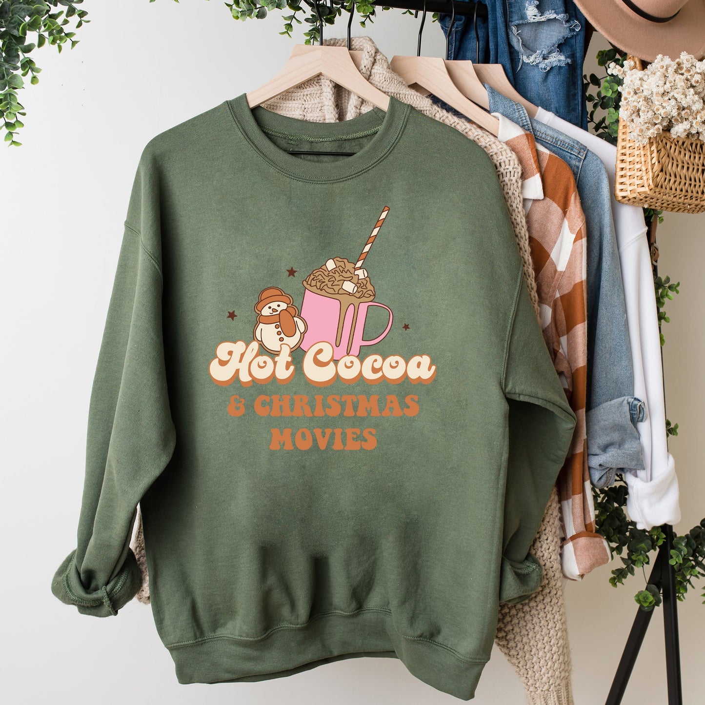 Hot Cocoa and Christmas Movies | Sweatshirt