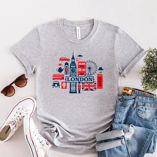 London Collage | Short Sleeve Graphic Tee