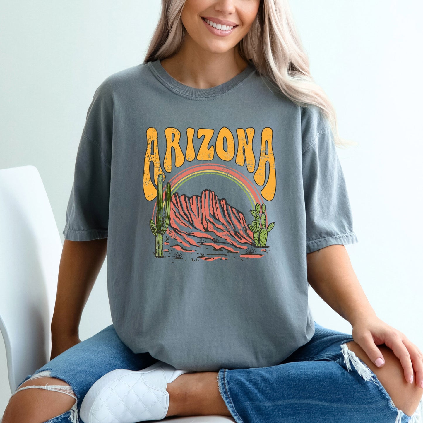 Arizona Rainbow | Garment Dyed Short Sleeve Tee