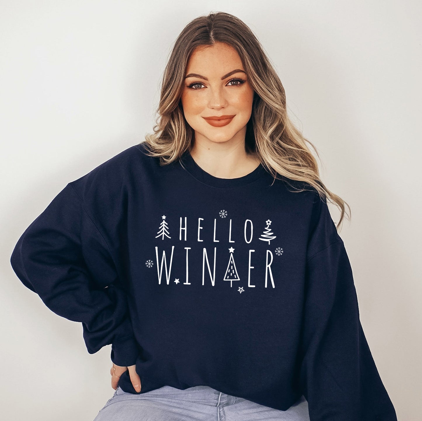 Hello Winter Trees | Sweatshirt