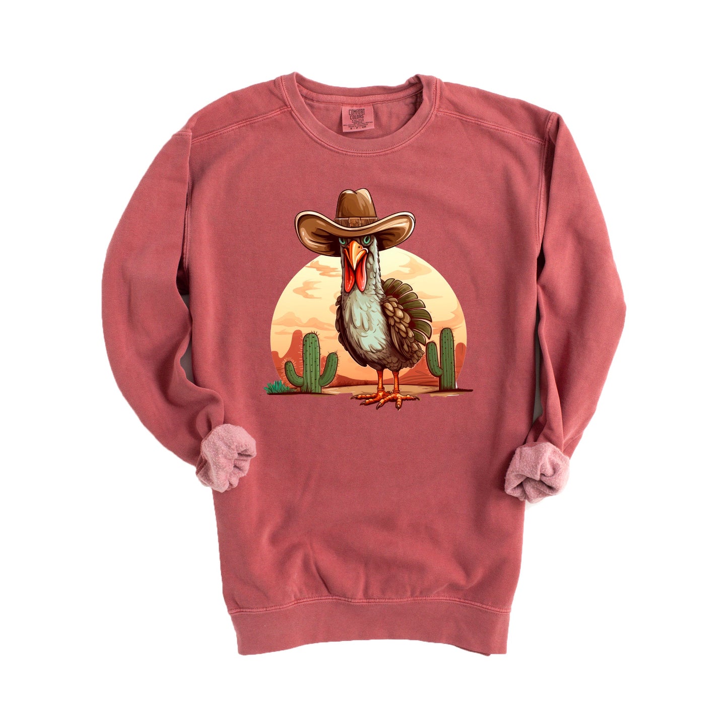 Turkey Bird Western | Garment Dyed Sweatshirt