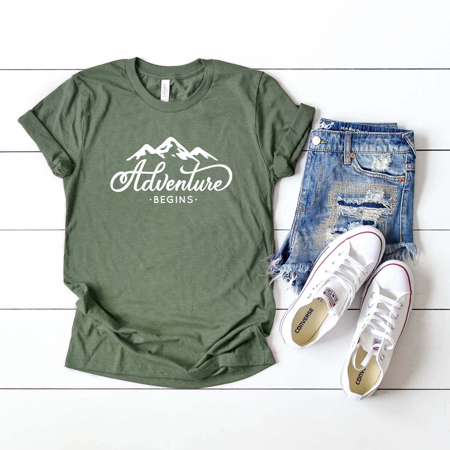 Adventure Begins | Short Sleeve Graphic Tee