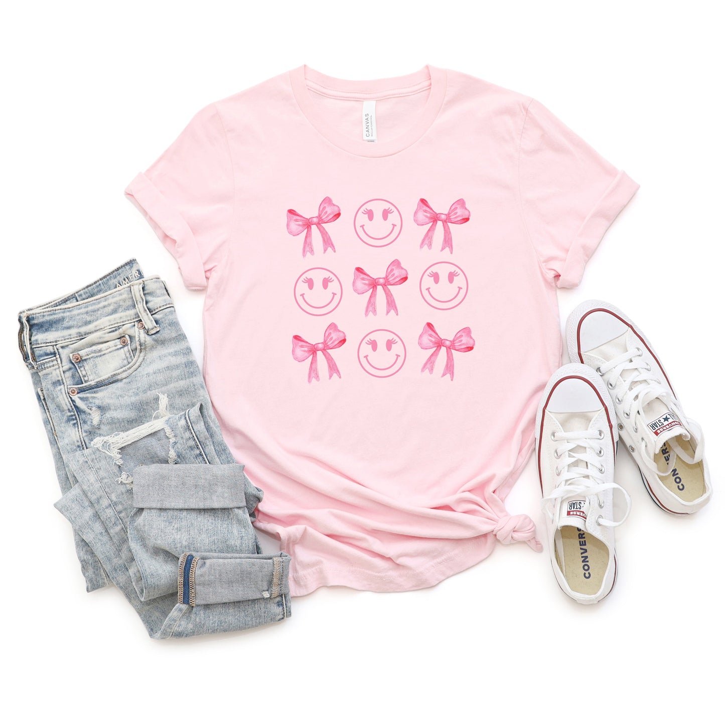 Smiley Face Coquette Chart | Short Sleeve Graphic Tee