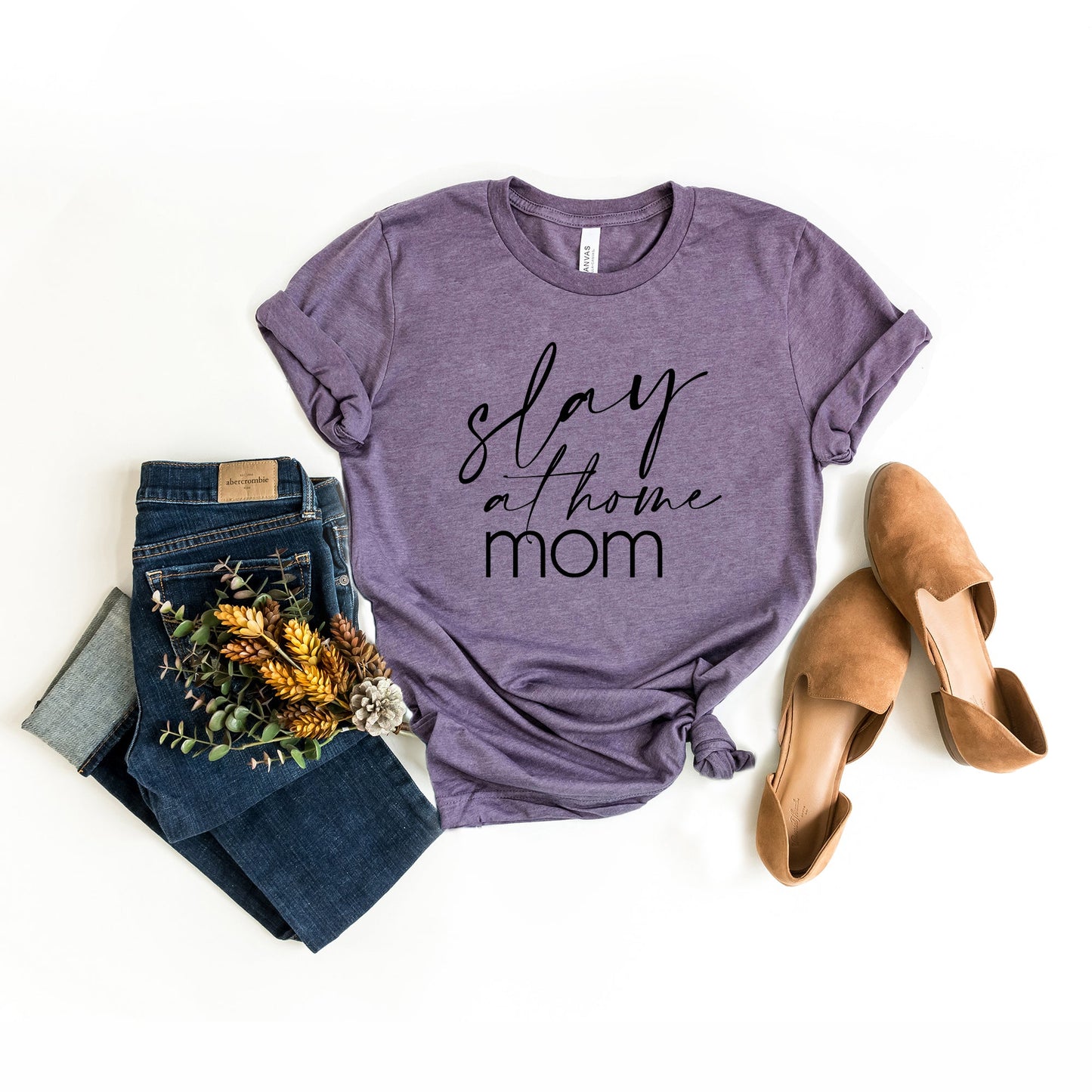 Slay At Home Mom | Short Sleeve Graphic Tee