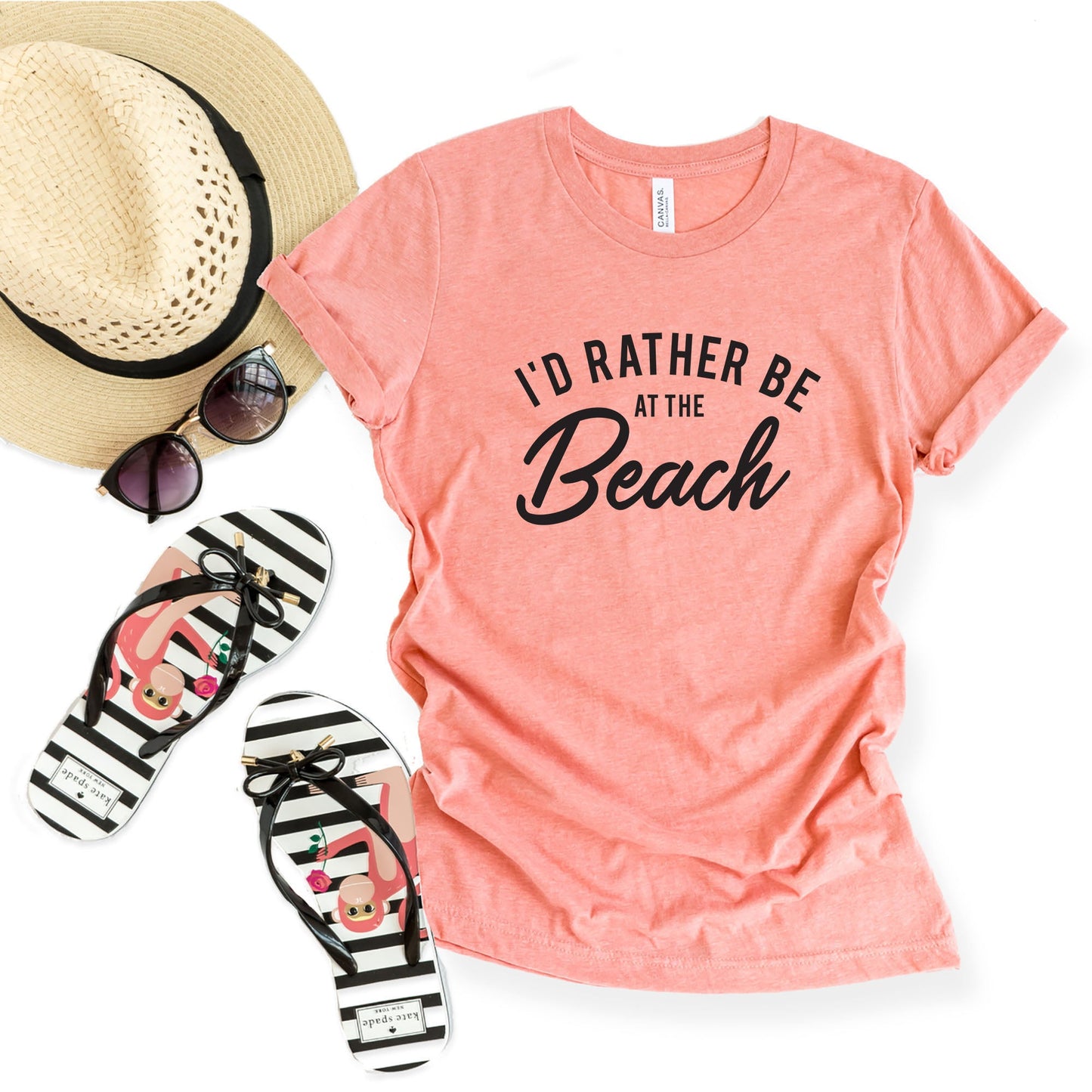 I'd Rather Be At The Beach | Short Sleeve Graphic Tee