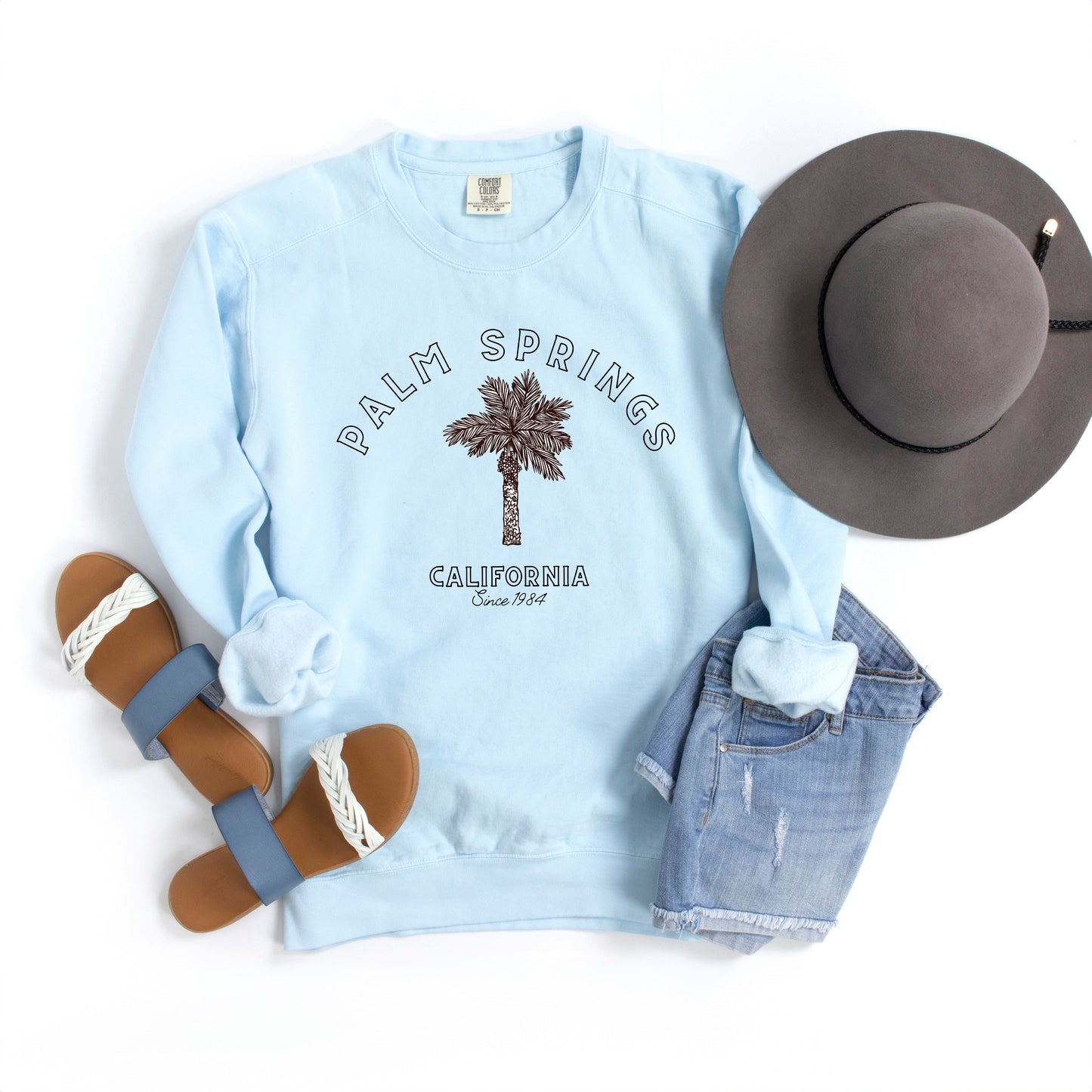 Palm Springs California | Garment Dyed Sweatshirt